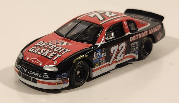Action Racing NASCAR Mike Dillon #72 Chevrolet Monte Carlo Detroit Gasket Red and Black Die Cast Toy Car Vehicle