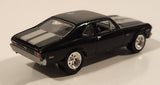 2012 Playing Mantis Johnny Lightning 1970 Chevy Nova SS Black with Silver Stripes 1/64 Scale Die Cast Toy Car Vehicle with Opening Hood