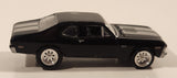 2012 Playing Mantis Johnny Lightning 1970 Chevy Nova SS Black with Silver Stripes 1/64 Scale Die Cast Toy Car Vehicle with Opening Hood