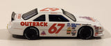Action Racing NASCAR Jeff Gordon #67 Pontiac Outback Steakhouse White Die Cast Toy Car Vehicle