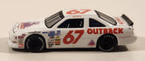 Action Racing NASCAR Jeff Gordon #67 Pontiac Outback Steakhouse White Die Cast Toy Car Vehicle