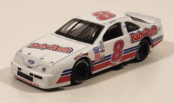 Action Racing NASCAR Jeff Gordon #8 1991 Ford Thunderbird Baby Ruth White Die Cast Toy Car Vehicle