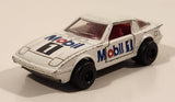 Majorette No. 257 Mazda RX7 Mobil 1 White 1/56 Scale Die Cast Toy Car Vehicle with Opening Doors