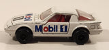 Majorette No. 257 Mazda RX7 Mobil 1 White 1/56 Scale Die Cast Toy Car Vehicle with Opening Doors