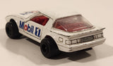 Majorette No. 257 Mazda RX7 Mobil 1 White 1/56 Scale Die Cast Toy Car Vehicle with Opening Doors
