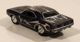 2005 Playing Mantis Johnny Lightning Muscle Cars U.S.A. 1970 Plymouth AAR Cuda Purple with Silver Flames 1/64 Scale Die Cast Toy Car Vehicle with Opening Hood