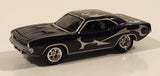 2005 Playing Mantis Johnny Lightning Muscle Cars U.S.A. 1970 Plymouth AAR Cuda Purple with Silver Flames 1/64 Scale Die Cast Toy Car Vehicle with Opening Hood