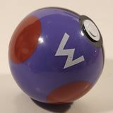 Nintendo Pokemon Pop Action Master Ball Pokeball Purple and White with The Letter M Plastic Toy Ball