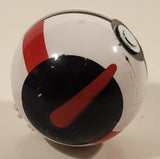 Nintendo Pokemon Pop Action Hyperball Pokeball Black Red and White Plastic Toy Ball