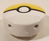 2019 McDonald's Pokemon Yellow and White Pokeball Disc Shooter Belt Clip On Plastic Toy
