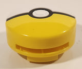 2019 McDonald's Pokemon Yellow and White Pokeball Disc Shooter Belt Clip On Plastic Toy