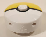 2019 McDonald's Pokemon Yellow and White Pokeball Disc Shooter Belt Clip On Plastic Toy with Disc