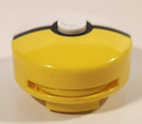 2019 McDonald's Pokemon Yellow and White Pokeball Disc Shooter Belt Clip On Plastic Toy with Disc