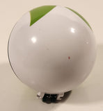 Nintendo Pokemon Pop Action Hyperball Pokeball Green Lime Green and White Plastic Toy Ball