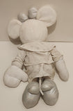 2010 Disney Store Minnie Mouse Christmas White with Silver Snowflakes 24" Plush Stuffed Toy