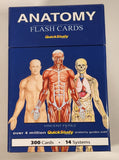 Bar Charts Publishing Quick Study Anatomy Flash Cards 300 Cards 14 Systems In Box