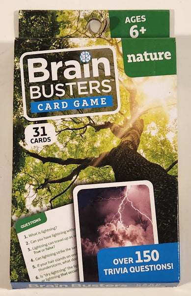 2017 Greenbrier Papp International Beaver Books Brain Busters Card Game Nature 31 Card Pack