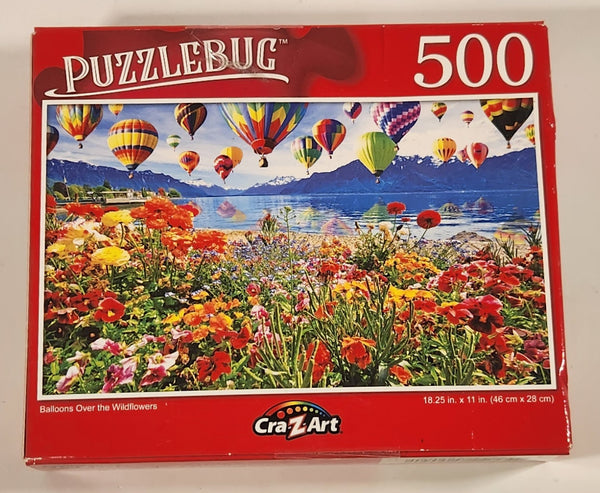 2020 Cra-Z-Art PuzzleBug Balloons Over the Wildflowers 500 Piece Puzzle New in Box