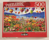 2020 Cra-Z-Art PuzzleBug Balloons Over the Wildflowers 500 Piece Puzzle New in Box