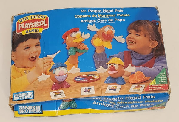 1995 Hasbro Playskool Games Parker Brothers Mr. Potato Head Pals Mix 'n' Match Game In Box