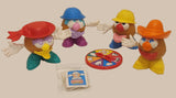 1995 Hasbro Playskool Games Parker Brothers Mr. Potato Head Pals Mix 'n' Match Game In Box