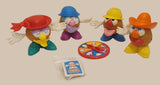 1995 Hasbro Playskool Games Parker Brothers Mr. Potato Head Pals Mix 'n' Match Game In Box