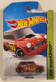 2014 Hot Wheels HW Workshop Morris Mini #77 Dark Red Die Cast Toy Car Vehicle New in Package