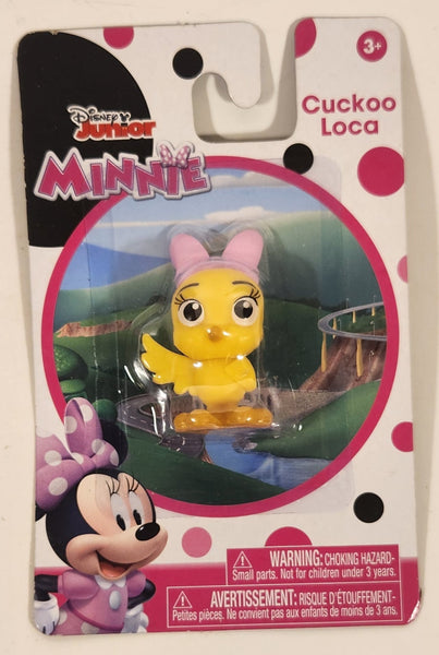2019 Just Play Disney Junior Minnie Mouse Cuckoo Loca 1 3/4" Tall Toy Figure New in Package