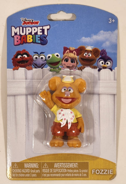 2019 Just Play Disney Junior Muppet Babies Fozzie 2 1/8" Tall Toy Figure New in Package