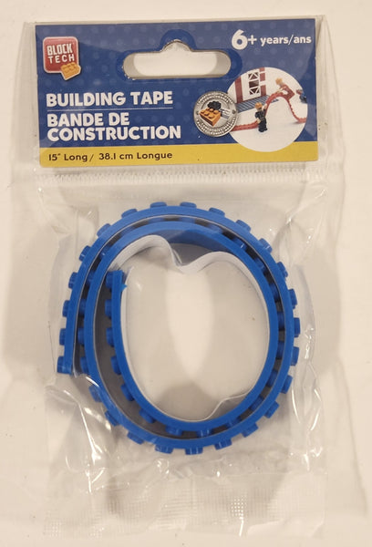 2018 RMS International Block Tech Building Tape Blue 15" Long Toy New in Package