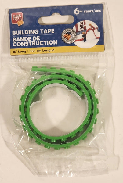 2018 RMS International Block Tech Building Tape Green 15" Long Toy New in Package