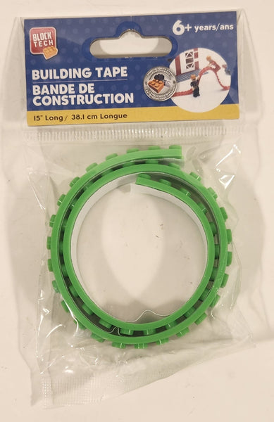 2018 RMS International Block Tech Building Tape Green 15" Long Toy New in Package