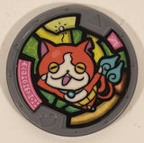 2015 Hasbro Yo-Kai Watch Medals Jibanyan Grey Plastic Toy