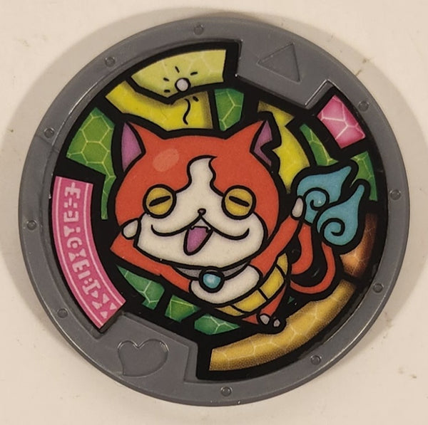 2015 Hasbro Yo-Kai Watch Medals Jibanyan Grey Plastic Toy