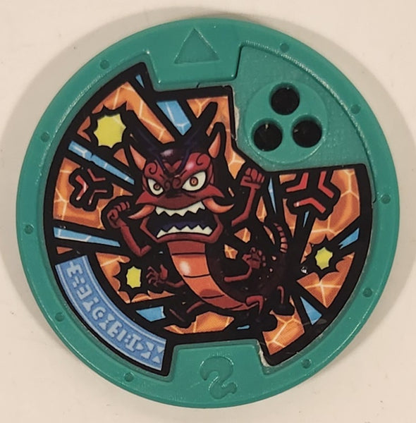 2016 Hasbro Yo-Kai Watch Medals Firewig Green Plastic Toy