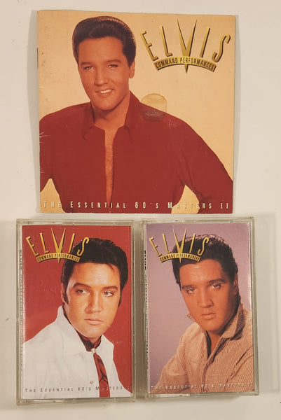Very Rare RCA Elvis Command Performances The Essential 60's Masters II Audio Cassette Tapes 1 & 2 BG4 66601 with Booklet