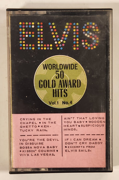 1973 RCA Elvis Presley Elvis Worldwide 50 Gold Award Hits Vol. 1 No. 4 Audio Cassette Tape PK-1776