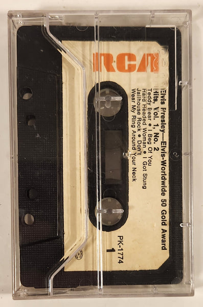 1973 RCA Elvis Presley Elvis-Worldwide 50 Gold Award Hits Vol 1 No. 2 Audio Cassette Tape PK-1774