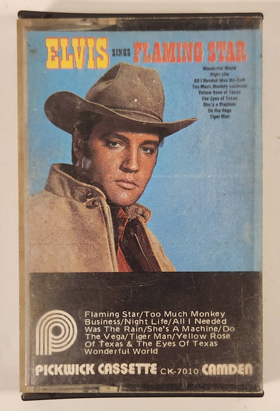 1968 Camden Pickwick Cassette RCA Elvis Sings "Flaming Star" Audio Cassette Tape CK-7010