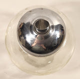 Clear Glass Sugar Dispenser with Stainless Steel Lid