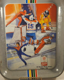 Vintage 1988 Enjoy Coca-Cola XV Olympic Winter Games Calgary Metal Beverage Serving Tray Canadian Edition