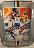 Vintage 1988 Enjoy Coca-Cola XV Olympic Winter Games Calgary Metal Beverage Serving Tray Canadian Edition