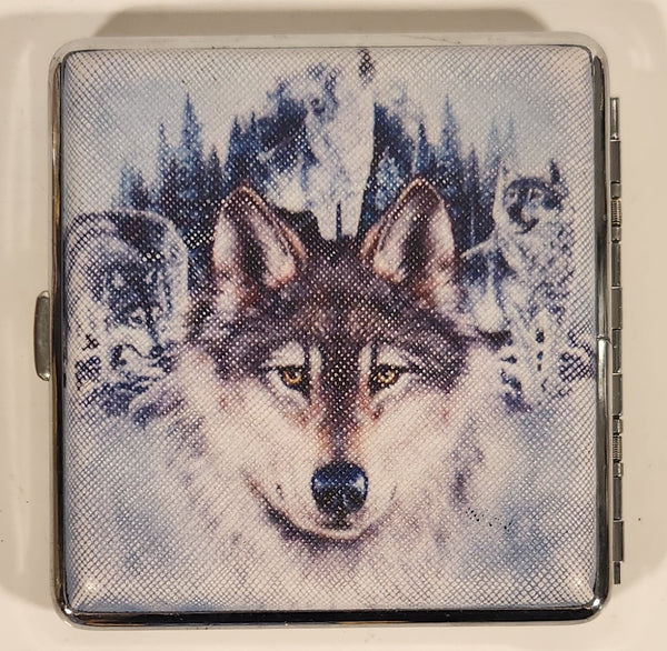 Wolf Wolves Cigarette Holder Case