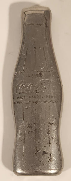 Vintage 1950s Netherlands Drink Coca-Cola Gedep Handelsmerk Metal Bottle Opener