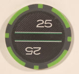$25 Green Poker Chip Plastic Single Piece