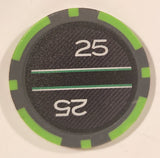 $25 Green Poker Chip Plastic Single Piece