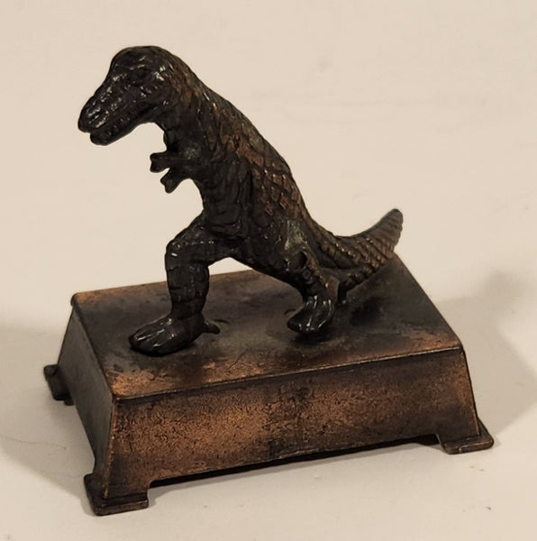 Vintage T-Rex Tyrannosaurus Rex Dinosaur Miniature Doll House Furniture Size Metal Pencil Sharpener