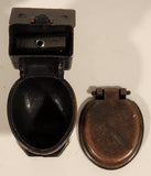 Vintage Toilet Miniature Doll House Furniture Size Metal Pencil Sharpener