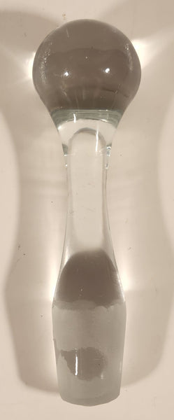 Heavy Clear Glass Bottle Stopper