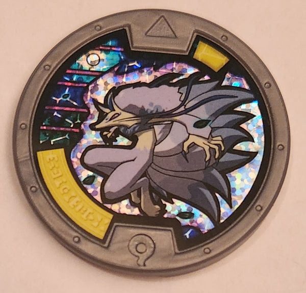 2015 Hasbro Yo-Kai Watch Medals Frostail Grey Plastic Toy